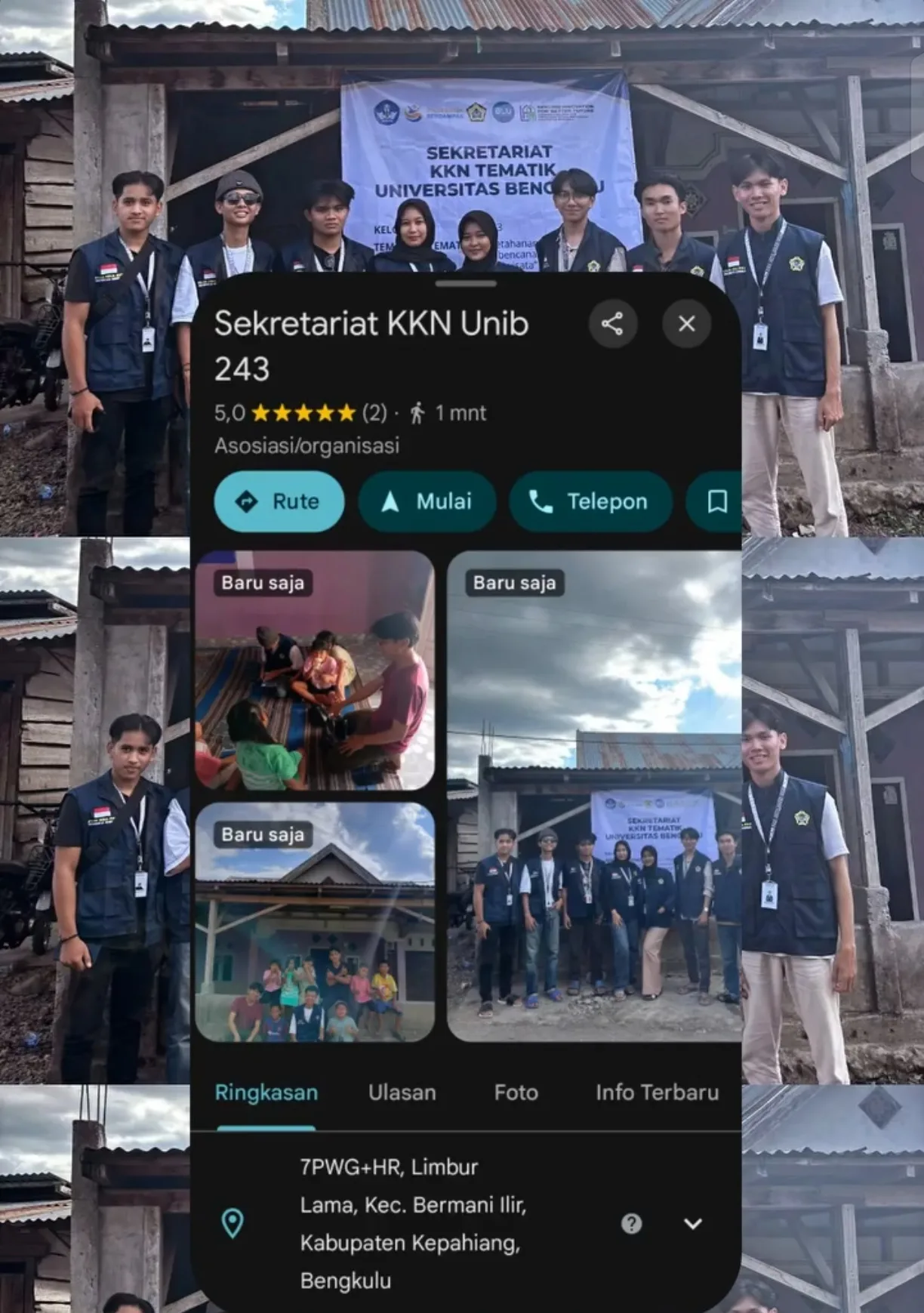 Ini adalah sekretariat kelompok kkn kami